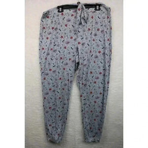 Savage & Fenty Women's Christmas Pajama Pants-Size 2X-Attached Belt-Soft